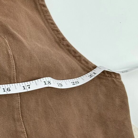 NWT We The Free Overalls NWT Size XL | Bronze Brown 100% Cotton Utility Jumpsuit - Picture 8 of 13